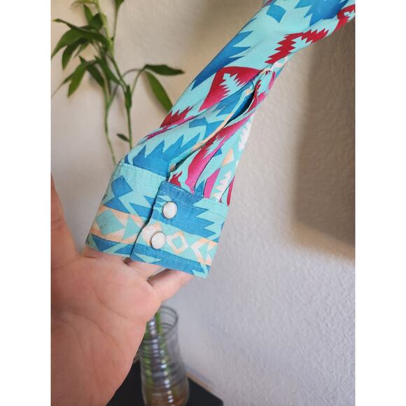 Wrangler Women's Retro Western Fashion Casual Button Up Long Sleeve-Sm - Picture 7 of 10